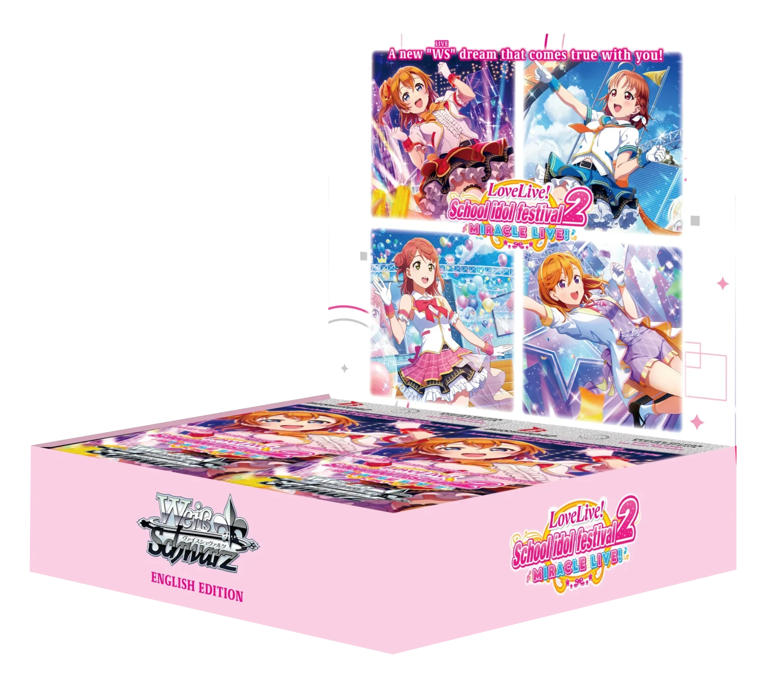 Weiss Schwarz - Love Live School Idol Festival 2 MIRACLE LIVE! - Booster Box (16 Packs)(Weiss Schwarz Love Live School Idol Festival 2 Miracle Live Booster Box 16 Packs) 1 Weiss Schwarz - Love Live School Idol Festival 2 MIRACLE LIVE! - Booster Box (16 Packs)(Weiss Schwarz Love Live School Idol Festival 2 Miracle Live Booster Box 16 Packs)