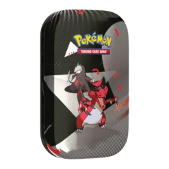 Pokemon TCG - Scarlet & Violet - Black Bolt & White Flare - Mini Tin(Pokemon Tcg Scarlet Violet Black Bolt White Flare Mini Tin) -The Card Vault Store Black Bolt White Flare Tin F Side