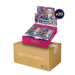 Cardfight!! Vanguard - Illusionless Strife - Display Case (20x Boxes)(Cardfight Vanguard Illusionless Strife Display Case 20x Boxes)