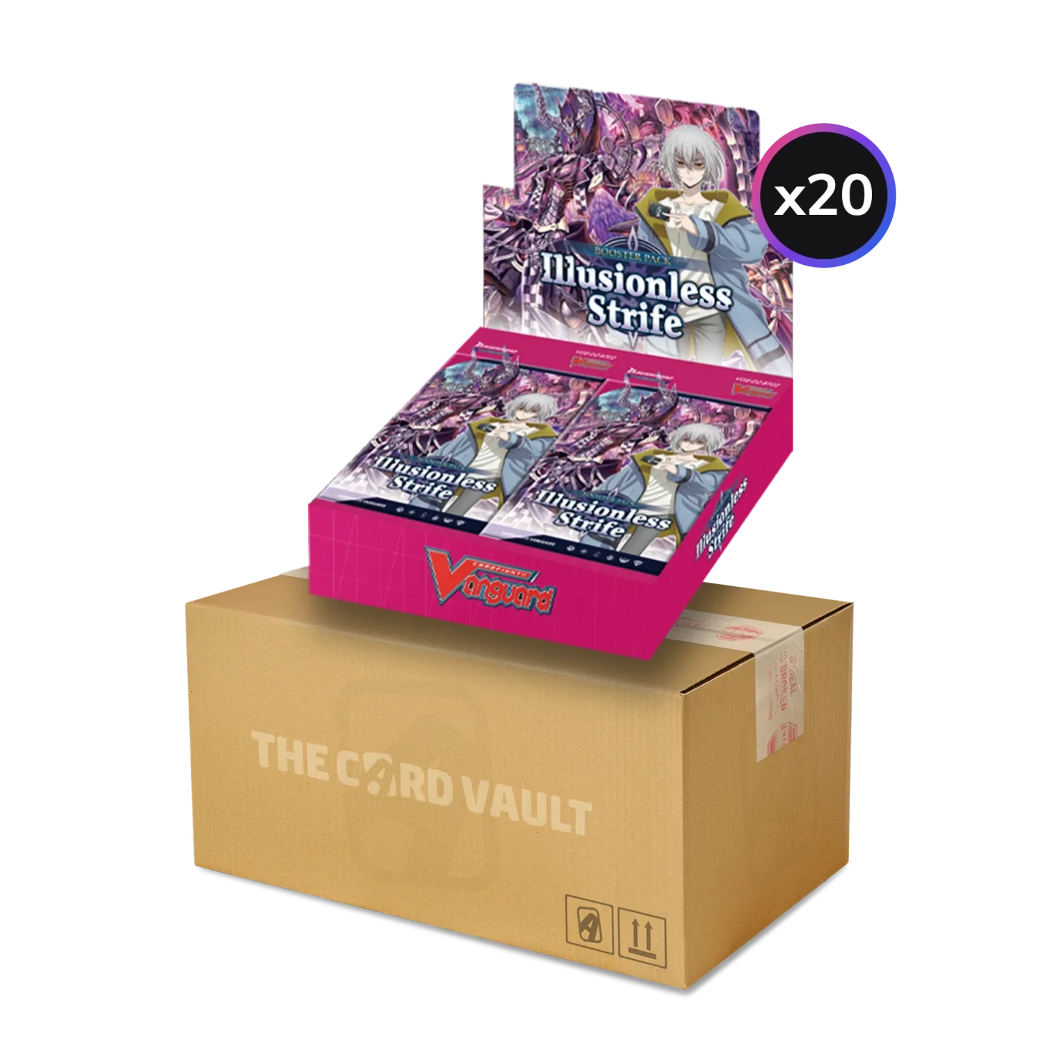 Cardfight!! Vanguard - Illusionless Strife - Display Case (20x Boxes)(Cardfight Vanguard Illusionless Strife Display Case 20x Boxes) 1 Cardfight!! Vanguard - Illusionless Strife - Display Case (20x Boxes)(Cardfight Vanguard Illusionless Strife Display Case 20x Boxes)