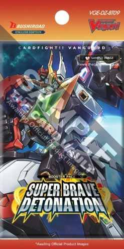 Cardfight!! Vanguard - Super Brave Detonation - Booster Pack(Cardfight Vanguard Super Brave Detonation Booster Pack)
