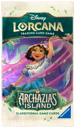 Disney - Lorcana TCG - Archazia's Island - Booster Pack(Disney Lorcana Tcg Archazias Island Booster Pack) -The Card Vault Store DLC S7 Flow Wrap Front Mirabel v3
