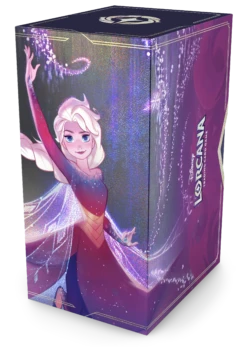 Disney - Lorcana TCG - Fabled - Gift Box - Elsa(Disney Lorcana Tcg Fabled Gift Box Elsa) -The Card Vault Store DLC S9 Gift Set box Front angled EN