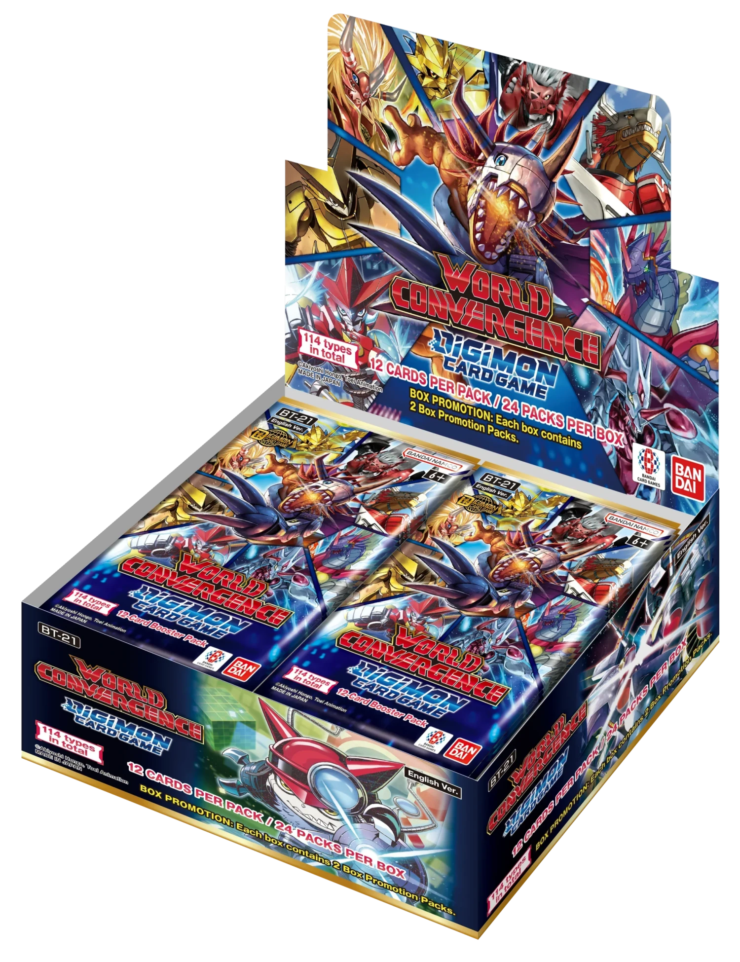 Digimon Card Game - World Convergence (BT21) - Booster Box (24 Packs)(Digimon Card Game World Convergence Bt21 Booster Box 24 Packs) 1 Digimon Card Game - World Convergence (BT21) - Booster Box (24 Packs)(Digimon Card Game World Convergence Bt21 Booster Box 24 Packs)