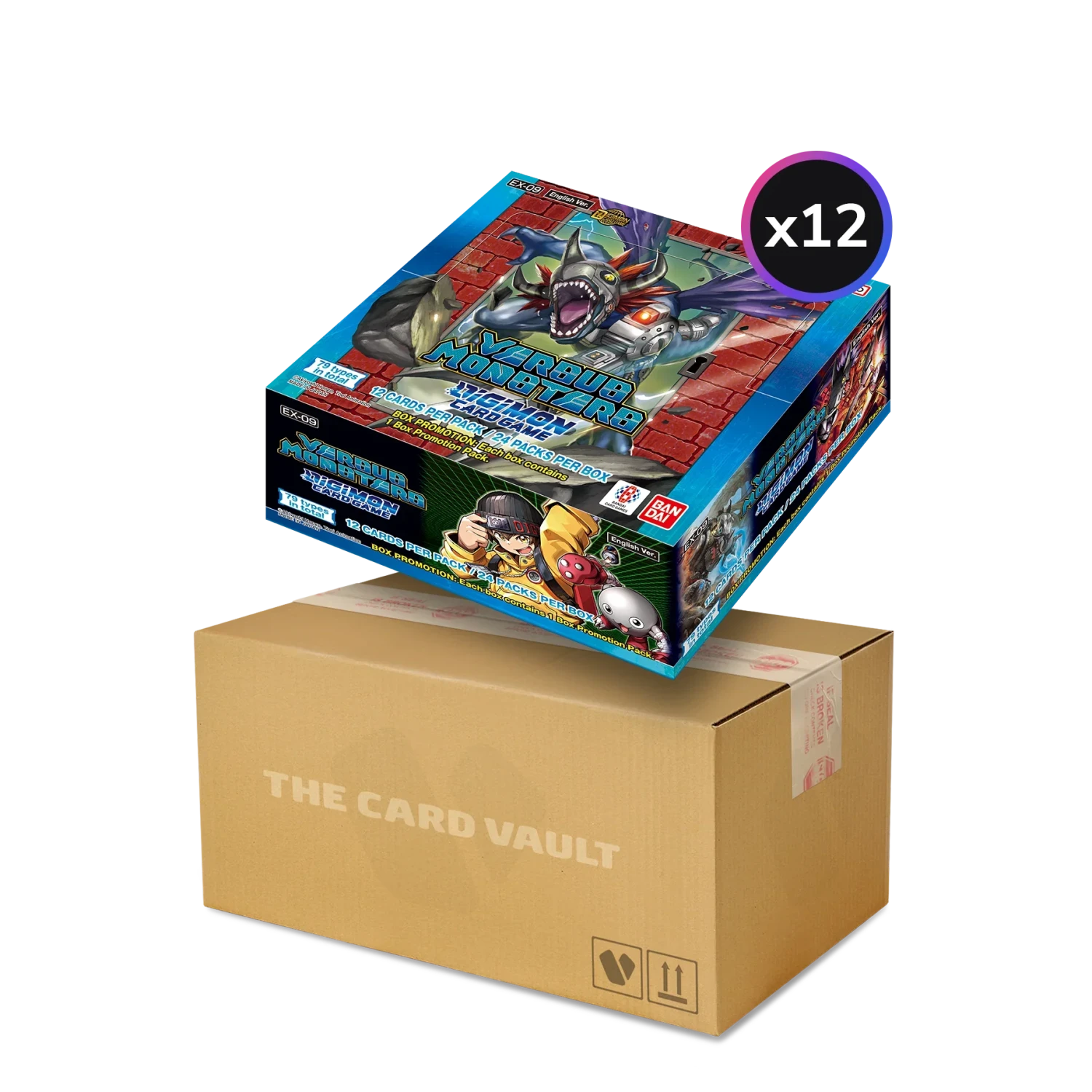 Digimon Card Game - Versus Monsters (EX09) - Display Case (12x Booster Boxes)(Digimon Card Game Versus Monsters Ex09 Display Case 12x Booster Boxes) 1 Digimon Card Game - Versus Monsters (EX09) - Display Case (12x Booster Boxes)(Digimon Card Game Versus Monsters Ex09 Display Case 12x Booster Boxes)