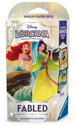 Disney - Lorcana TCG - Fabled - Starter Deck - Ariel And Mulan(Disney Lorcana Tcg Fabled Starter Deck Ariel And Mulan)
