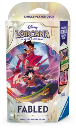Disney - Lorcana TCG - Fabled - Starter Deck - Powerline And Max(Disney Lorcana Tcg Fabled Starter Deck Powerline And Max)