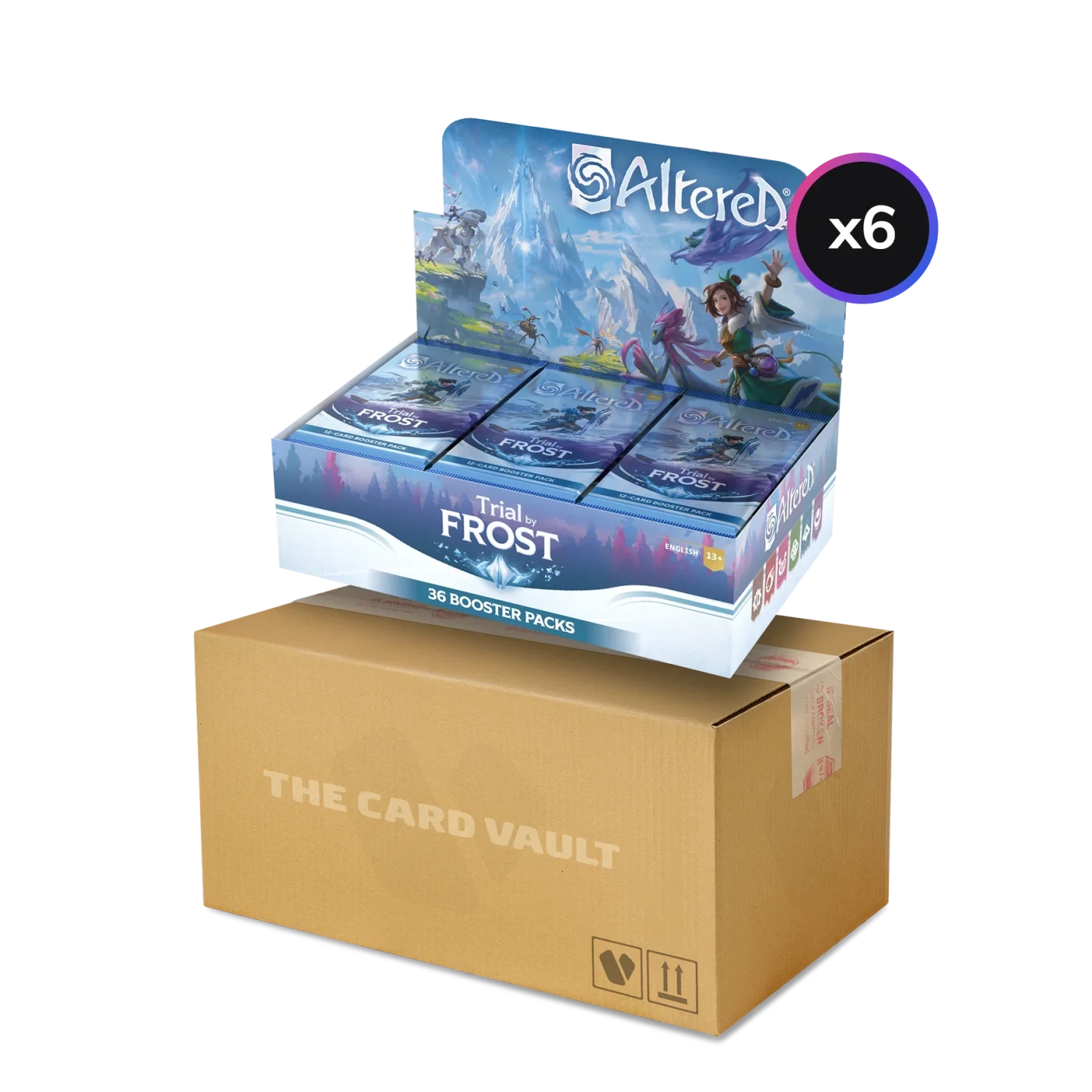 Altered TCG - Trial By Frost - Display Case (6x Booster Boxes)(Altered Tcg Trial By Frost Display Case 6x Booster Boxes) 1 Altered TCG - Trial By Frost - Display Case (6x Booster Boxes)(Altered Tcg Trial By Frost Display Case 6x Booster Boxes)