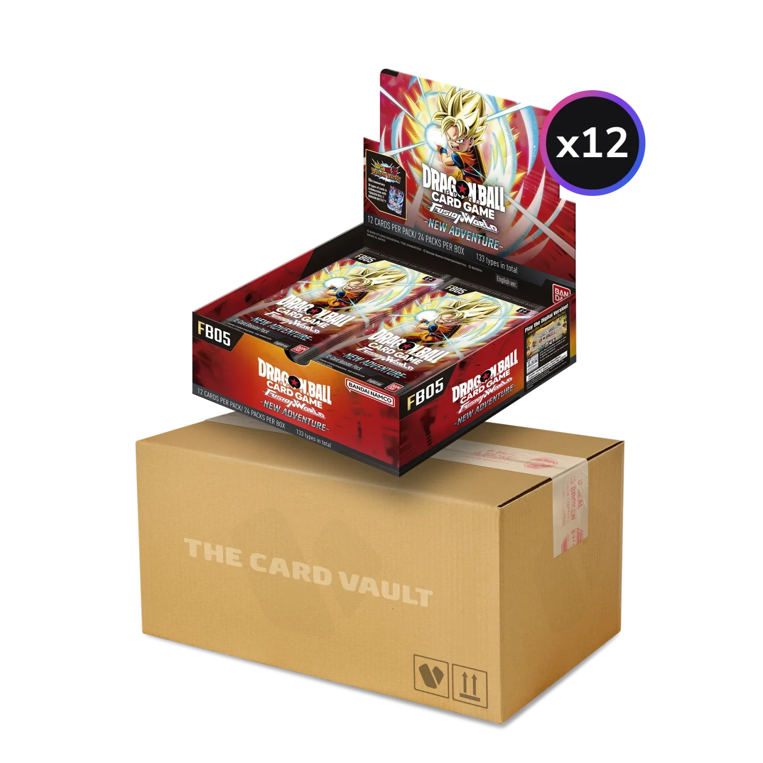 Dragon Ball Super CG Fusion World - New Adventure (FB05) - Display Case (12x Boxes)(Dragon Ball Super Cg Fusion World New Adventure Fb05 Display Case 12x Boxes) 1 Dragon Ball Super CG Fusion World - New Adventure (FB05) - Display Case (12x Boxes)(Dragon Ball Super Cg Fusion World New Adventure Fb05 Display Case 12x Boxes)