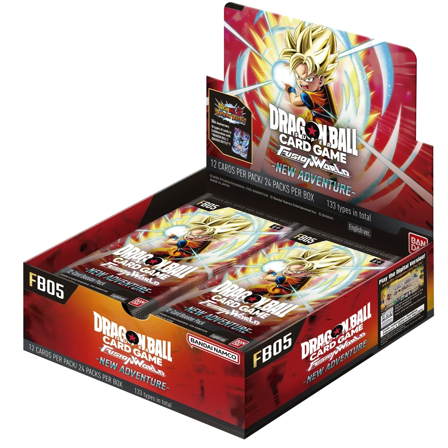 Dragon Ball Super CG Fusion World - New Adventure (FB05) - Display Case (12x Boxes)(Dragon Ball Super Cg Fusion World New Adventure Fb05 Display Case 12x Boxes) 2 Dragon Ball Super CG Fusion World - New Adventure (FB05) - Display Case (12x Boxes)(Dragon Ball Super Cg Fusion World New Adventure Fb05 Display Case 12x Boxes) - Image 2