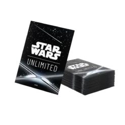 Gamegenic - Star Wars: Unlimited - Art Sleeves - Space Black(Gamegenic Star Wars Unlimited Art Sleeves Space Black) -The Card Vault Store GG SWH Art Sleeves Card Back Black 0001
