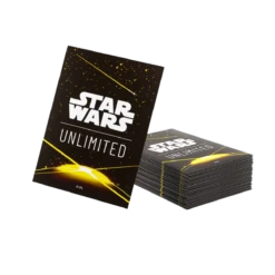 Gamegenic - Star Wars: Unlimited - Art Sleeves - Space Yellow(Gamegenic Star Wars Unlimited Art Sleeves Space Yellow) 5 Gamegenic - Star Wars: Unlimited - Art Sleeves - Space Yellow(Gamegenic Star Wars Unlimited Art Sleeves Space Yellow) -The Card Vault Store GG SWH Art Sleeves Card Back Yellow 0001