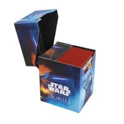 Gamegenic - Star Wars: Unlimited - Soft Crate - Rey/Kylo Ren(Gamegenic Star Wars Unlimited Soft Crate Rey Kylo Ren) -The Card Vault Store GG SWH SoftCrate Rey Kylo Ren 0004