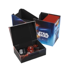 Gamegenic - Star Wars: Unlimited - Soft Crate - Rey/Kylo Ren(Gamegenic Star Wars Unlimited Soft Crate Rey Kylo Ren) -The Card Vault Store GG SWH SoftCrate Rey Kylo Ren 0009