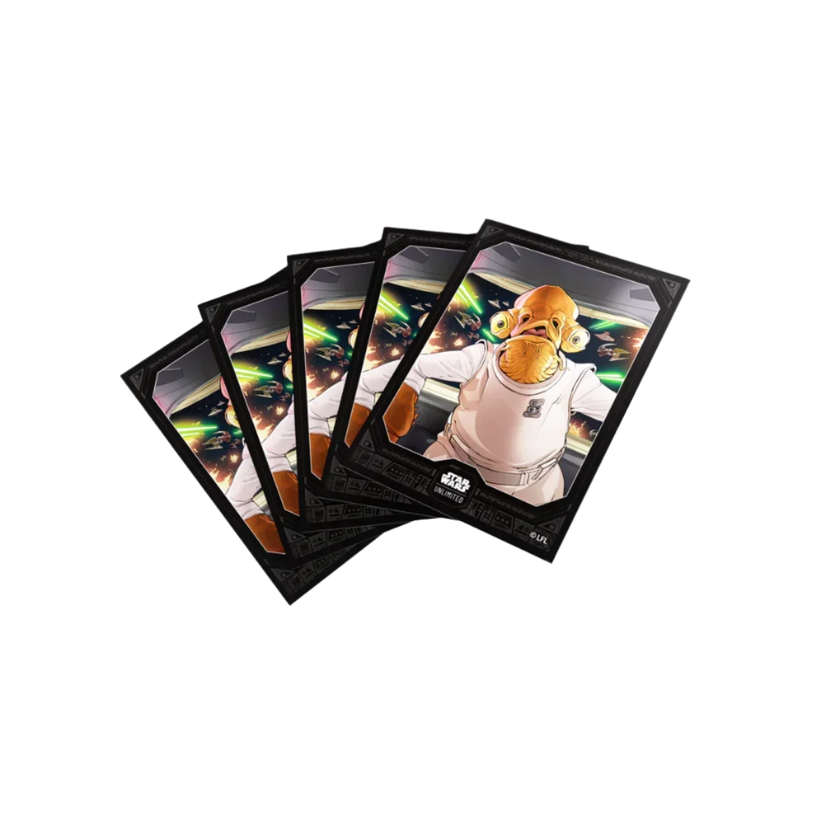 Gamegenic - Star Wars: Unlimited - Art Sleeves - Admiral Ackbar(Gamegenic Star Wars Unlimited Art Sleeves Admiral Ackbar) 1 Gamegenic - Star Wars: Unlimited - Art Sleeves - Admiral Ackbar(Gamegenic Star Wars Unlimited Art Sleeves Admiral Ackbar)