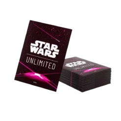 Gamegenic - Star Wars: Unlimited - Art Sleeves - Space Magenta(Gamegenic Star Wars Unlimited Art Sleeves Space Magenta) -The Card Vault Store GG SWU Art Sleeves Card Back Magenta 0001