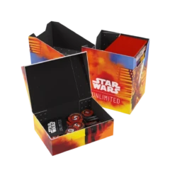 Gamegenic - Star Wars: Unlimited - Soft Crate - Luke/Darth Vader(Gamegenic Star Wars Unlimited Soft Crate Luke Darth Vader) -The Card Vault Store GG SWU SoftCrate LukeVader 0009
