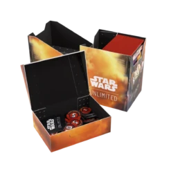 Gamegenic - Star Wars: Unlimited - Soft Crate - Boba Fett/Fett's Firespray(Gamegenic Star Wars Unlimited Soft Crate Boba Fett Fetts Firespray) -The Card Vault Store GG SWU SoftCrate Set 4 Boba Fett 0009