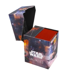 Gamegenic - Star Wars: Unlimited - Soft Crate - Han Solo/Millenium Falcon(Gamegenic Star Wars Unlimited Soft Crate Han Solo Millenium Falcon) -The Card Vault Store GG SWU SoftCrate Set 4 Han Solo 0004