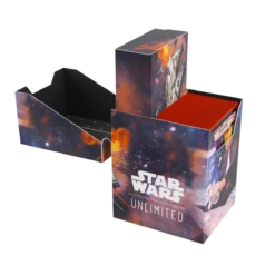 Gamegenic - Star Wars: Unlimited - Soft Crate - Han Solo/Millenium Falcon(Gamegenic Star Wars Unlimited Soft Crate Han Solo Millenium Falcon) -The Card Vault Store GG SWU SoftCrate Set 4 Han Solo 0007