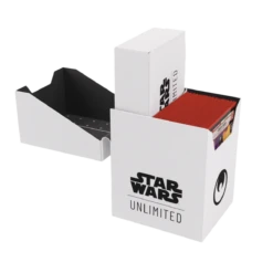 Gamegenic - Star Wars: Unlimited - Soft Crate - White/Black(Gamegenic Star Wars Unlimited Soft Crate White Black) -The Card Vault Store GG SWU SoftCrate WhiteBlack 0007