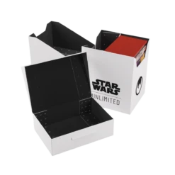 Gamegenic - Star Wars: Unlimited - Soft Crate - White/Black(Gamegenic Star Wars Unlimited Soft Crate White Black) -The Card Vault Store GG SWU SoftCrate WhiteBlack 0009