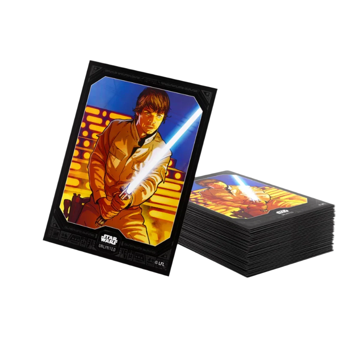 Gamegenic - Star Wars: Unlimited - Art Sleeves - Luke Skywalker(Gamegenic Star Wars Unlimited Art Sleeves Luke Skywalker) 3 Gamegenic - Star Wars: Unlimited - Art Sleeves - Luke Skywalker(Gamegenic Star Wars Unlimited Art Sleeves Luke Skywalker) - Image 3