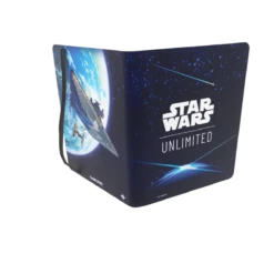 Gamegenic - Star Wars: Unlimited - 18-Pocket Album - Card Back Blue(Gamegenic Star Wars Unlimited 18 Pocket Album Card Back Blue 1) -The Card Vault Store GG SWU Casual Album 18er CardBack 00041