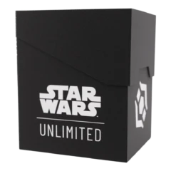 Gamegenic - Star Wars: Unlimited - Soft Crate - Black/White(Gamegenic Star Wars Unlimited Soft Crate Black White) -The Card Vault Store GG SWU Casual Box BlackWhite 0002