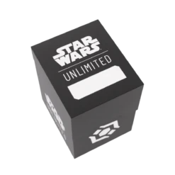 Gamegenic - Star Wars: Unlimited - Soft Crate - Black/White(Gamegenic Star Wars Unlimited Soft Crate Black White) -The Card Vault Store GG SWU Casual Box BlackWhite 0003