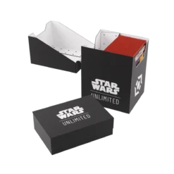 Gamegenic - Star Wars: Unlimited - Soft Crate - Black/White(Gamegenic Star Wars Unlimited Soft Crate Black White) -The Card Vault Store GG SWU Casual Box BlackWhite 0008