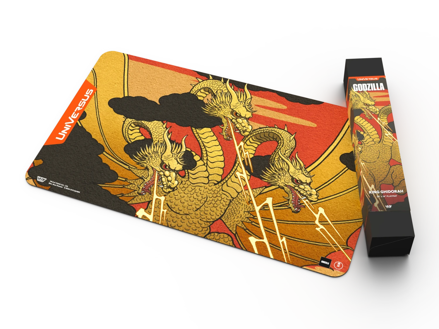 UniVersus CCG - Godzilla - King Ghidorah Playmat(Universus Ccg Godzilla King Ghidorah Playmat) 2 UniVersus CCG - Godzilla - King Ghidorah Playmat(Universus Ccg Godzilla King Ghidorah Playmat) - Image 2