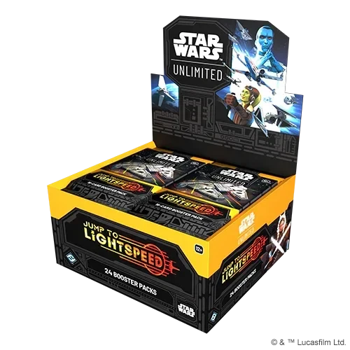 Star Wars: Unlimited - Jump To Lightspeed - Booster Box (24 Packs)(Star Wars Unlimited Jump To Lightspeed Booster Box 24 Packs) 1 Star Wars: Unlimited - Jump To Lightspeed - Booster Box (24 Packs)(Star Wars Unlimited Jump To Lightspeed Booster Box 24 Packs)