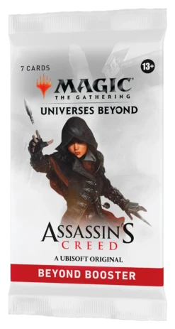 Magic: The Gathering - Universes Beyond: Assassin's Creed - Beyond Booster Pack(Magic The Gathering Universes Beyond Assassins Creed Beyond Booster Pack) -The Card Vault Store MTGACR EN ByndBstr 01 03
