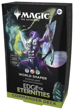 Magic: The Gathering - Edge Of Eternities - Commander Deck - World Shaper(Magic The Gathering Edge Of Eternities Commander Deck World Shaper) -The Card Vault Store MTGEOE EN OtrBx Cmndr 01 03