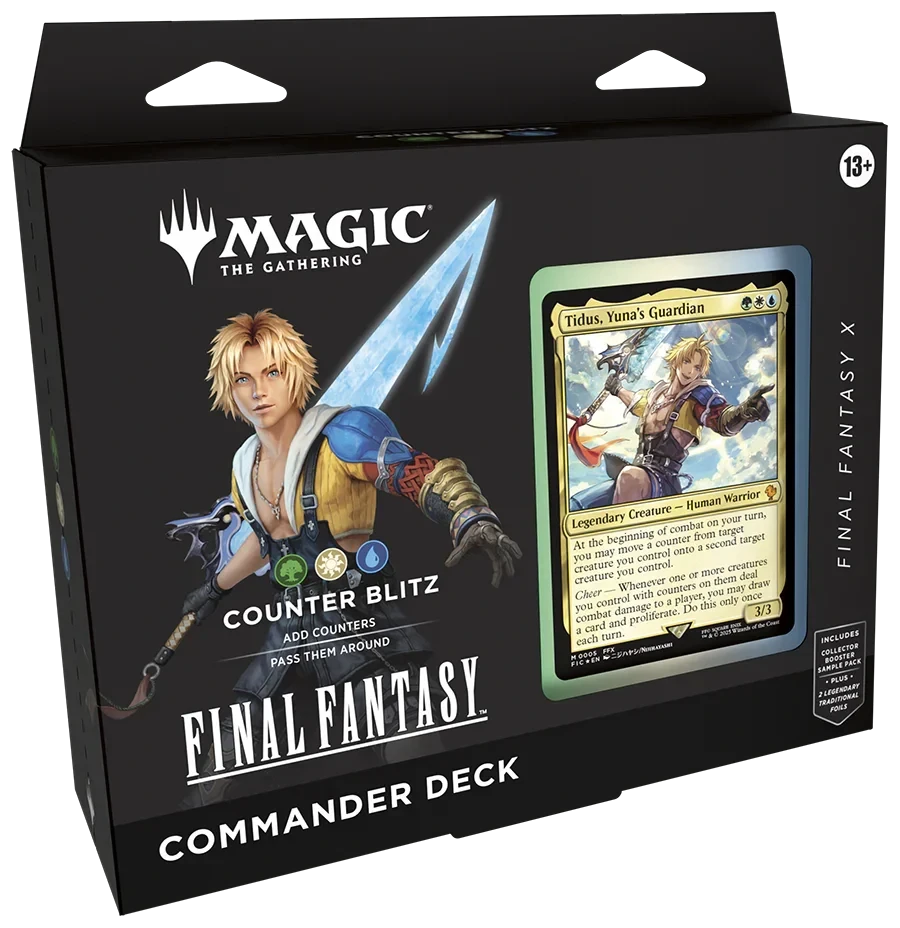 Magic: The Gathering - Universes Beyond - Final Fantasy - Commander Deck - Counter Blitz(Magic The Gathering Universes Beyond Final Fantasy Commander Deck Tidus Yunas Guardian) 2 Magic: The Gathering - Universes Beyond - Final Fantasy - Commander Deck - Counter Blitz(Magic The Gathering Universes Beyond Final Fantasy Commander Deck Tidus Yunas Guardian) - Image 2