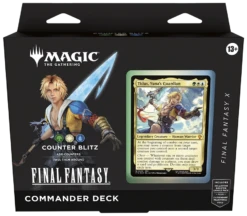Magic: The Gathering - Universes Beyond - Final Fantasy - Commander Deck - Counter Blitz(Magic The Gathering Universes Beyond Final Fantasy Commander Deck Tidus Yunas Guardian)