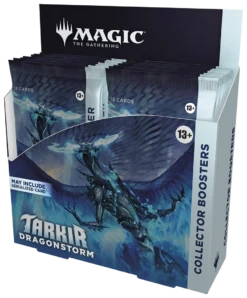 Magic: The Gathering - Tarkir: Dragonstorm - Collector Booster Box (12x Packs)(Magic The Gathering Tarkir Dragonstorm Collector Booster Box 12x Packs) -The Card Vault Store MTGTDM EN DspBx Clctr 01 03