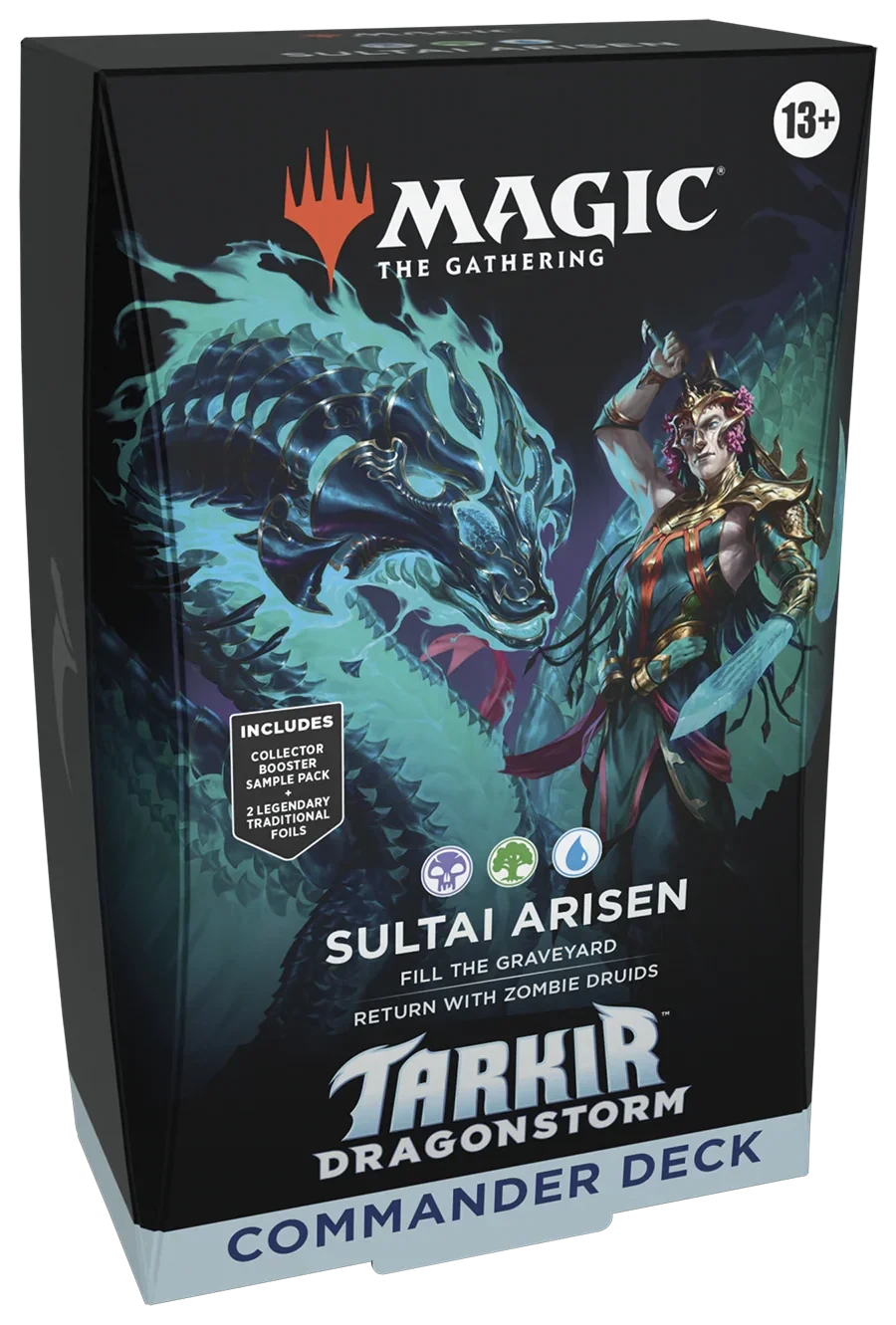 Magic: The Gathering - Tarkir: Dragonstorm - Commander Deck - Sultai Arisen(Magic The Gathering Tarkir Dragonstorm Commander Deck Sultai Arisen) 1 Magic: The Gathering - Tarkir: Dragonstorm - Commander Deck - Sultai Arisen(Magic The Gathering Tarkir Dragonstorm Commander Deck Sultai Arisen)