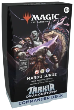 Magic: The Gathering - Tarkir: Dragonstorm - Commander Deck - Mardu Surge(Magic The Gathering Tarkir Dragonstorm Commander Deck Mardu Surge)