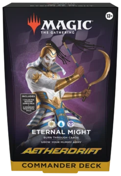 Magic: The Gathering - Aetherdrift - Commander Deck - Eternal Might(Magic The Gathering Aetherdrift Commander Deck Eternal Might)