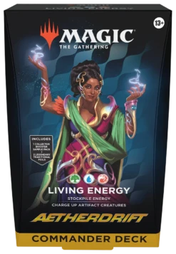 Magic: The Gathering - Aetherdrift - Commander Deck - Living Energy(Magic The Gathering Aetherdrift Commander Deck Living Energy)