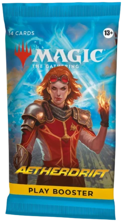 Magic: The Gathering - Aetherdrift - Play Booster Pack(Magic The Gathering Aetherdrift Play Booster Pack) -The Card Vault Store Magic TheGathering Aetherdrift PlayBoosterPack 01