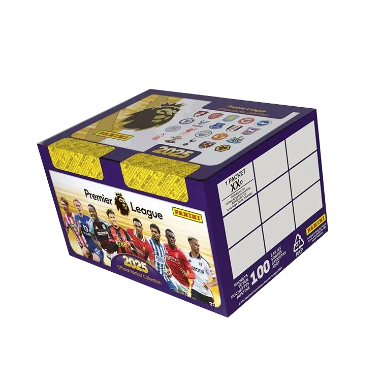Panini - 2024/25 Premier League Football (Soccer) Sticker Collection - Booster Box (100x Packs)(Panini 2024 25 Premier League Football Soccer Sticker Collection Booster Box 100x Packs) 1 Panini - 2024/25 Premier League Football (Soccer) Sticker Collection - Booster Box (100x Packs)(Panini 2024 25 Premier League Football Soccer Sticker Collection Booster Box 100x Packs)