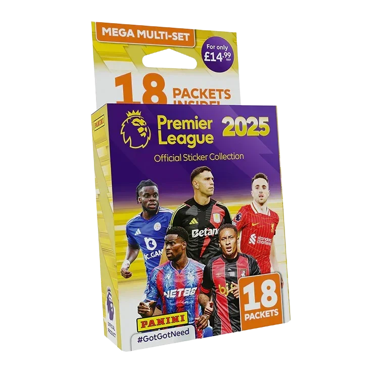 Panini - 2024/25 Premier League Football (Soccer) Sticker Collection - Mega Multiset(Panini 2024 25 Premier League Football Soccer Sticker Collection Mega Multiset) 1 Panini - 2024/25 Premier League Football (Soccer) Sticker Collection - Mega Multiset(Panini 2024 25 Premier League Football Soccer Sticker Collection Mega Multiset)