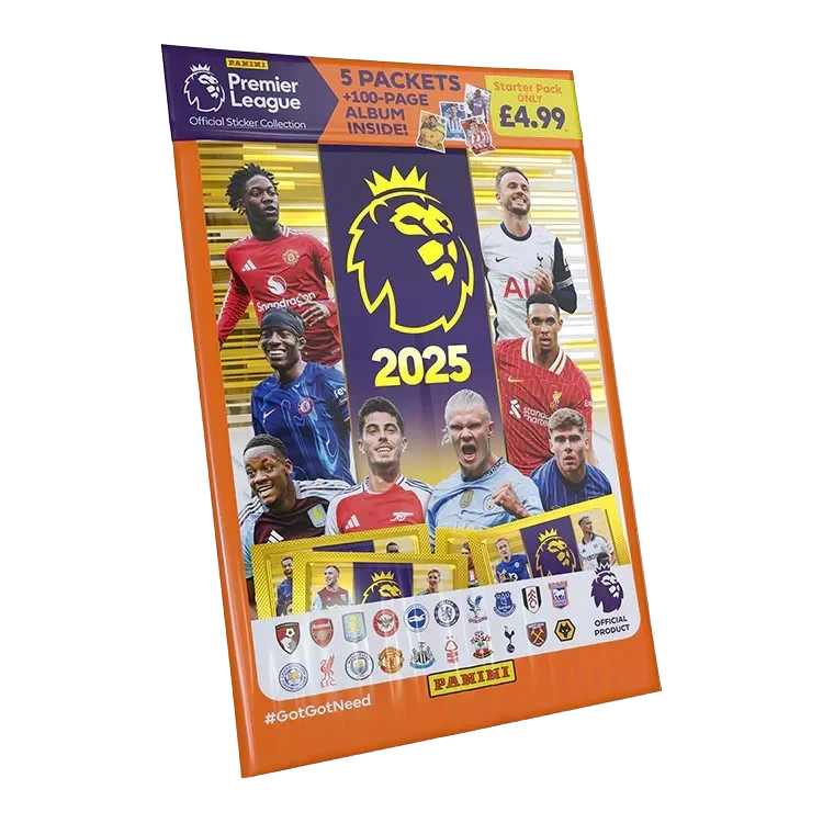 Panini - 2024/25 Premier League Football (Soccer) Sticker Collection - Starer Pack(Panini 2024 25 Premier League Football Soccer Sticker Collection Starer Pack) 1 Panini - 2024/25 Premier League Football (Soccer) Sticker Collection - Starer Pack(Panini 2024 25 Premier League Football Soccer Sticker Collection Starer Pack)