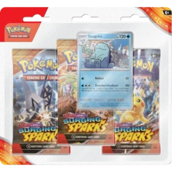 Pokemon TCG - Scarlet & Violet - Surging Sparks - 3-Pack Blister - Quagsire(Pokemon Tcg Scarlet Violet Surging Sparks 3 Pack Blister Quagsire)