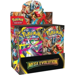 Pokemon TCG - Mega Evolution - Base Set - Booster Box (36 Packs)(Pokemon Tcg Mega Evolution Base Set Booster Box Display 36 Packs)