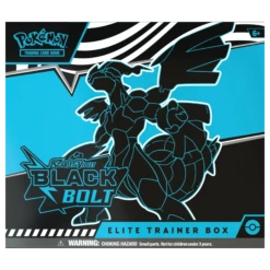 Pokemon TCG - Scarlet & Violet - Black Bolt - Elite Trainer Box(Pokemon Tcg Scarlet Violet Black Bolt Elite Trainer Box) -The Card Vault Store Pokemon TCG Scarlet Violet Black Bolt Elite Trainer Box Front