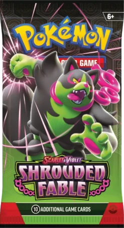 Pokemon TCG - Scarlet & Violet - Shrouded Fable - Booster Bundle(Pokemon Tcg Scarlet Violet Shrouded Fable Booster Bundle) 8 Pokemon TCG - Scarlet & Violet - Shrouded Fable - Booster Bundle(Pokemon Tcg Scarlet Violet Shrouded Fable Booster Bundle) -The Card Vault Store Pokemon TCG Scarlet Violet Shrouded Fable Booster Wrap Okidogi
